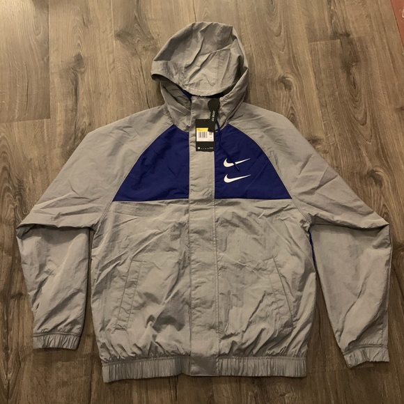 double swoosh nike jacket